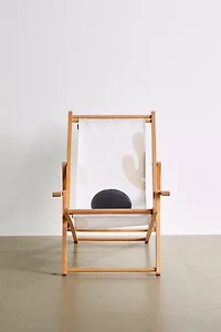 Bohomadic.Studio Deny Linen Leaves Balance Outdoor Folding Chair