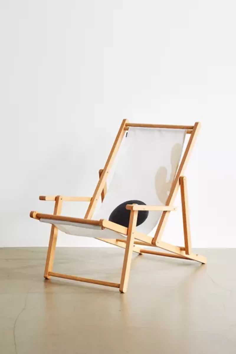 Bohomadic.Studio Deny Linen Leaves Balance Outdoor Folding Chair