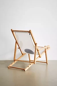 Bohomadic.Studio Deny Linen Leaves Balance Outdoor Folding Chair
