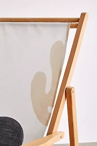 Bohomadic.Studio Deny Linen Leaves Balance Outdoor Folding Chair