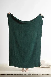 ReMADE By UO Remnants Recycled Waffle Throw Blanket