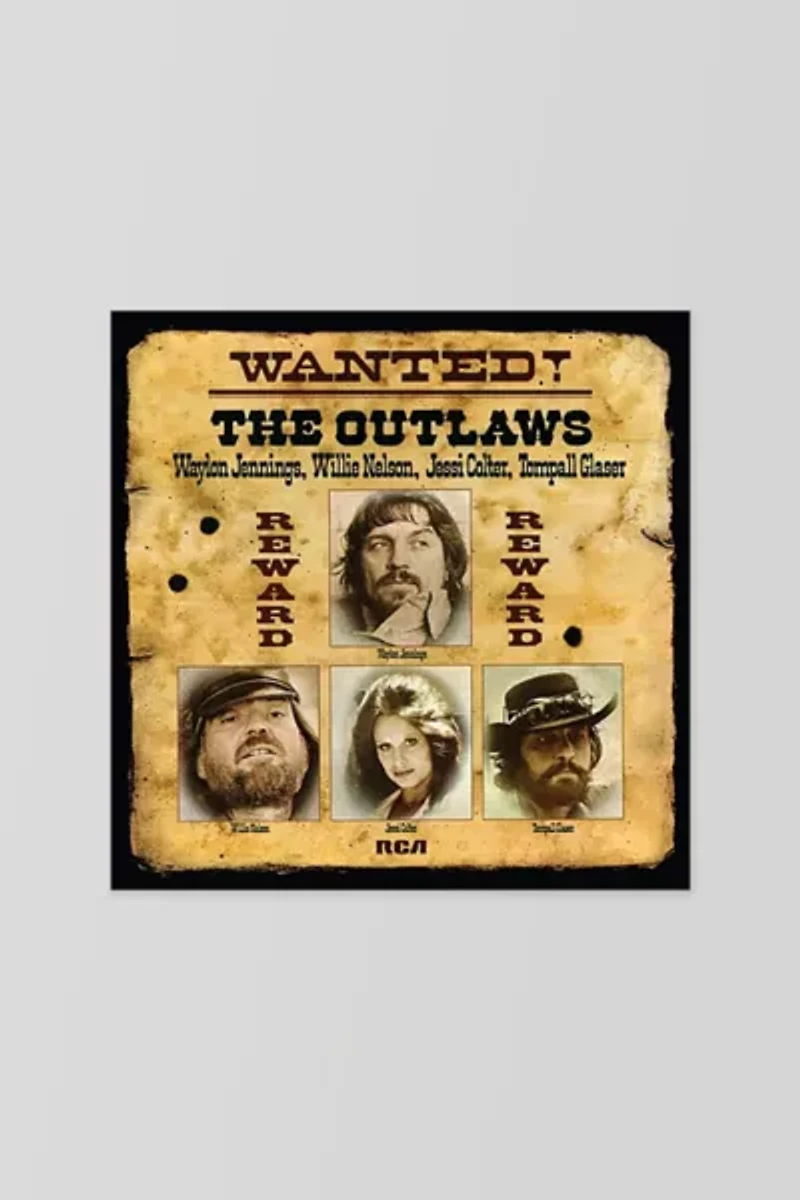 Waylon Jennings, / Willie Nelson / Jessi Colter - Wanted The Outlaws LP