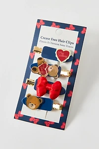 Crease-Free Hair Clip Set