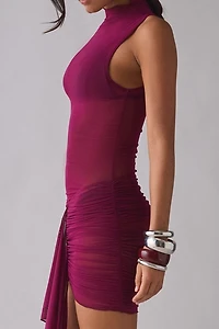 by.DYLN Tessa Mesh Mini Dress