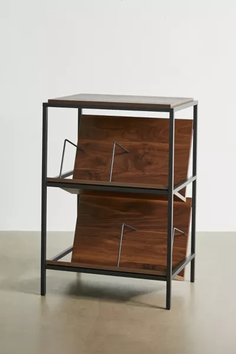 Record Storage Shelf