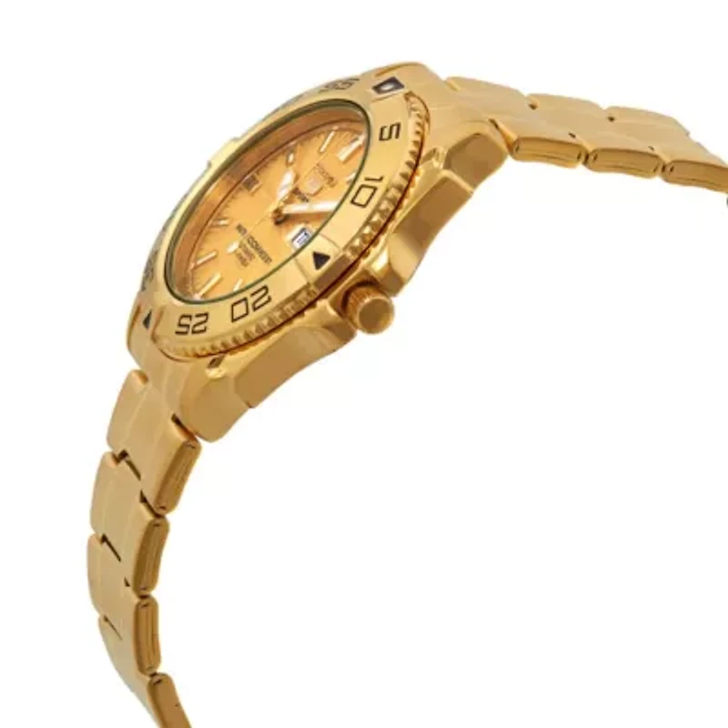 Seiko Seiko 5 Sports Automatic Gold Dial Men's Watch SNZB26J1
