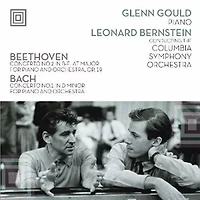 Glenn Gould - Plays Beethoven Concerto 2 & Bach Concerto 1 LP