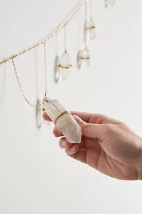 Ariana Ost Aura Quartz Crystal Garland