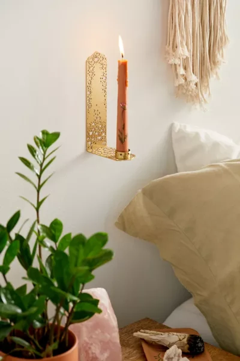 Ariana Ost Twinkling Star Wall Taper Candle Holder