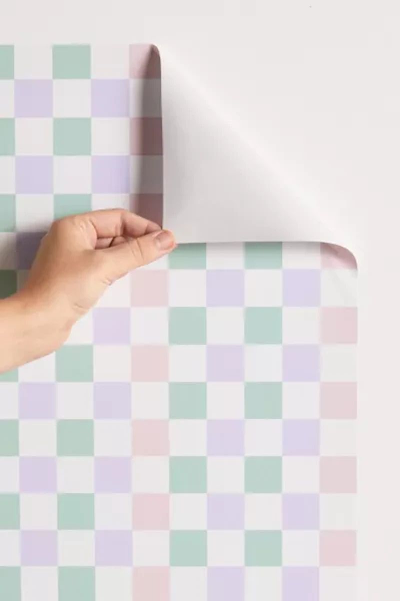 Ninola Design Nostalgic Squares Removable Wallpaper