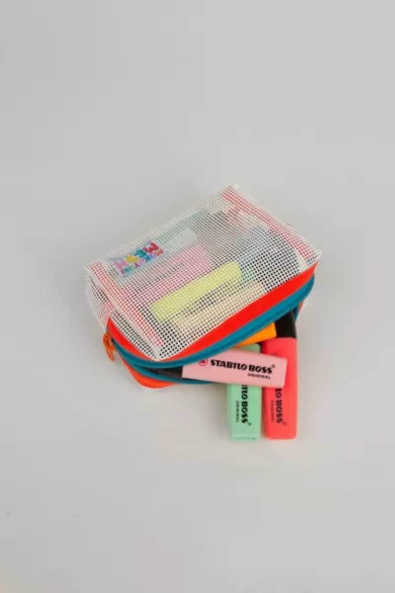 Mokuyobi Mesh Chubby Zip Pouch