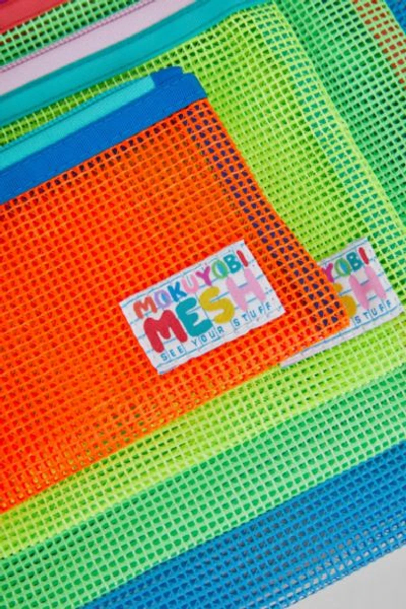 Mokuyobi Flat Mesh Zip Pouch Set