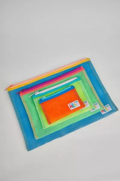 Mokuyobi Flat Mesh Zip Pouch Set