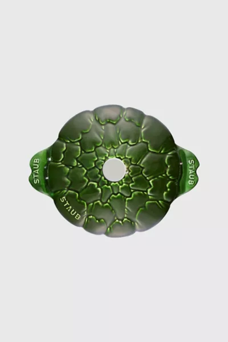 Staub Cast Iron 3-qt Artichoke Cocotte - Basil