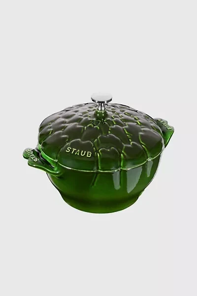Staub Cast Iron 3-qt Artichoke Cocotte - Basil