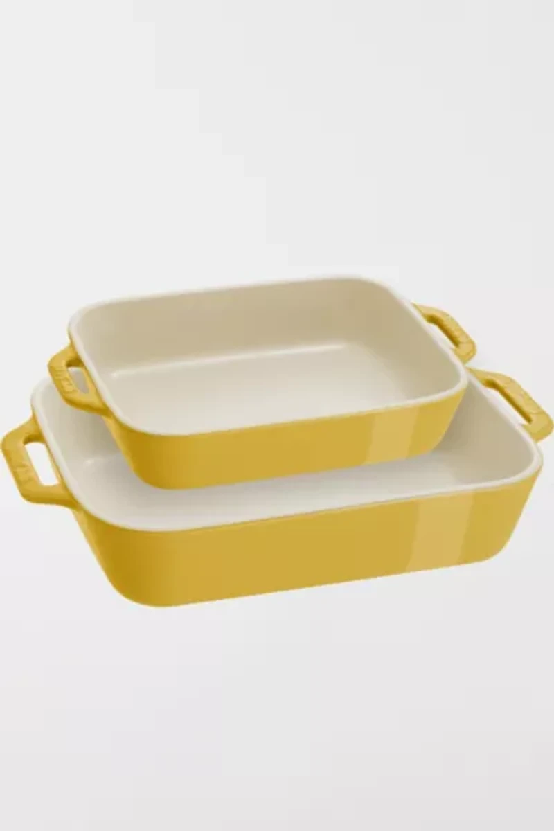 Staub Ceramic 2-pc Rectangular Baking Dish Set