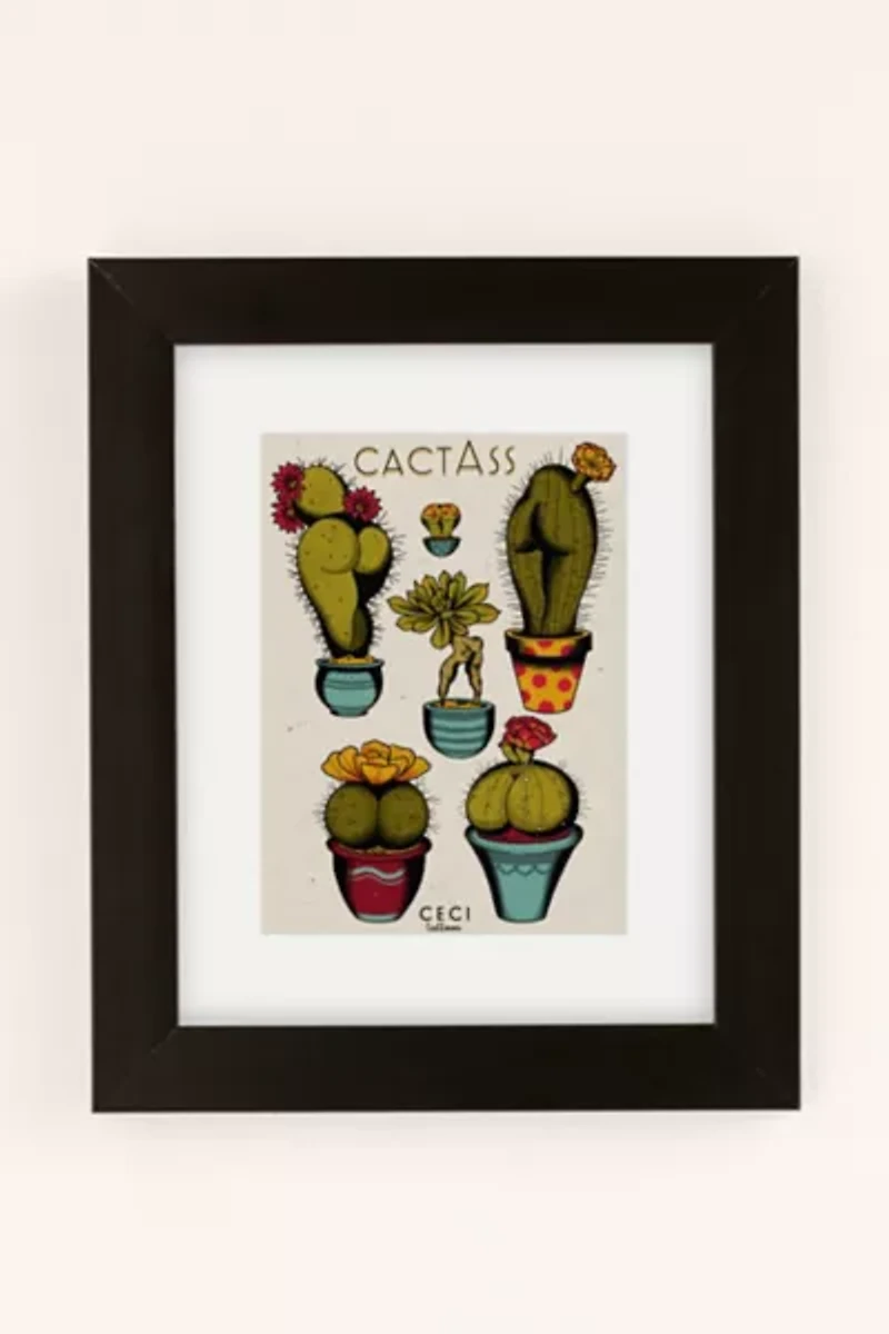 CeciTattoos Cactass Art Print