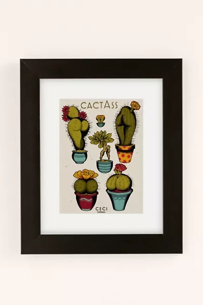 CeciTattoos Cactass Art Print