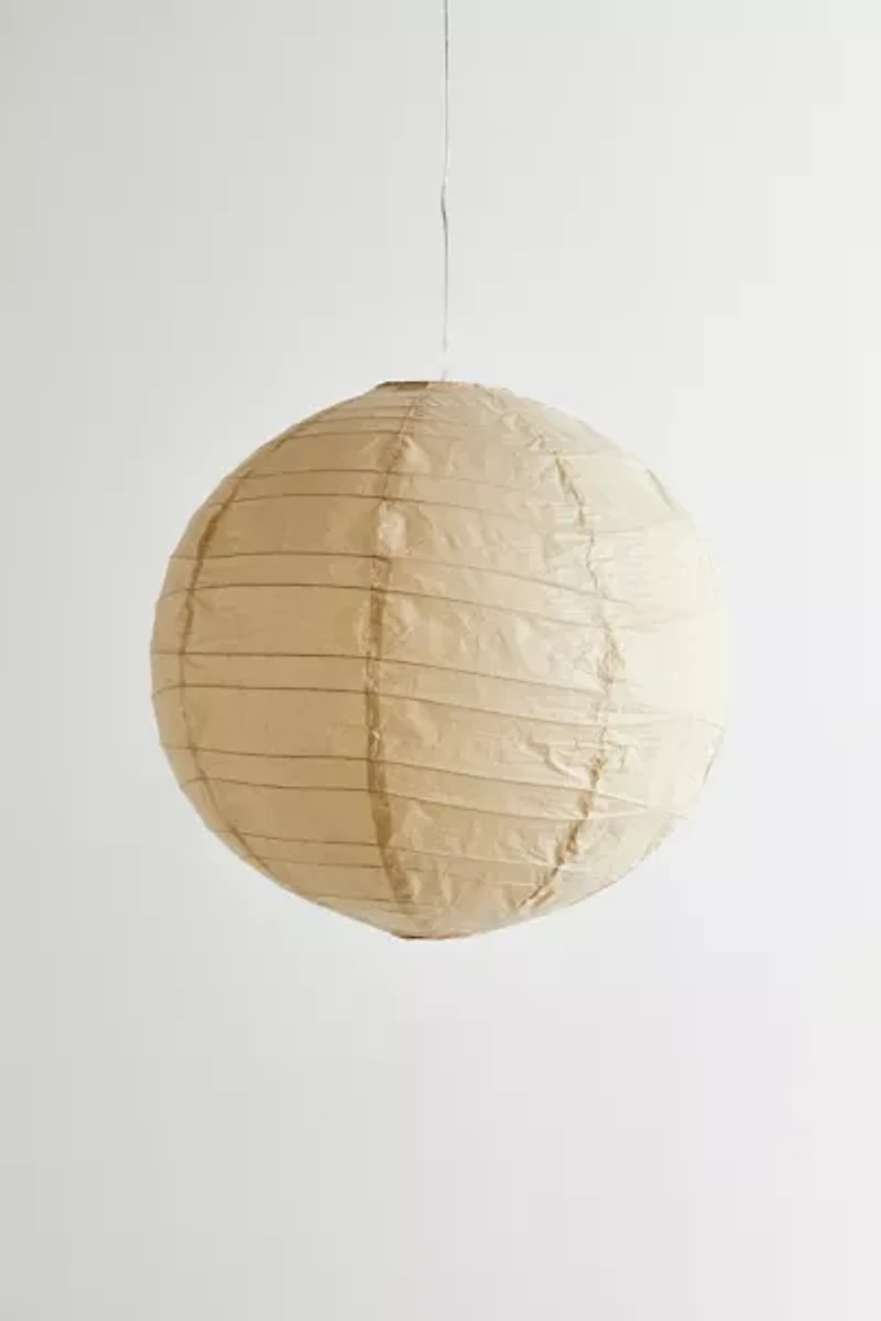 Rice Paper Orb Pendant Light