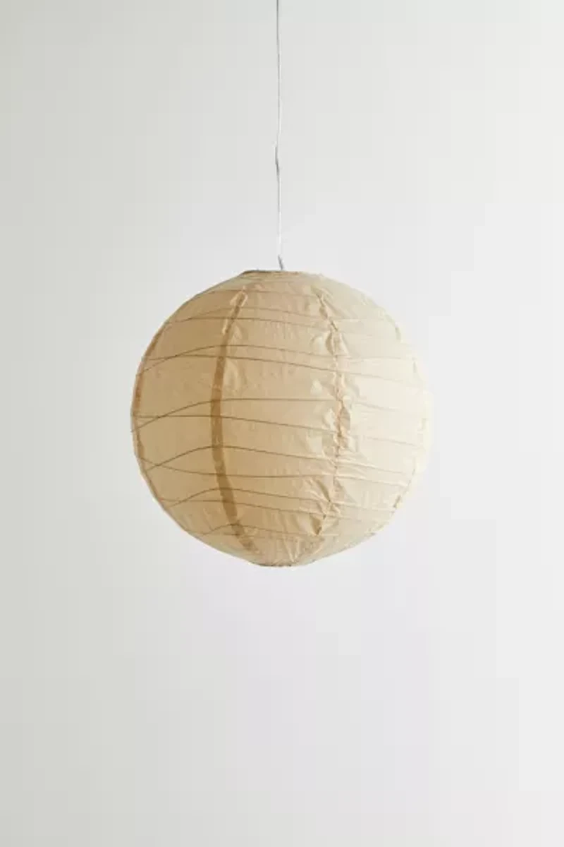 Rice Paper Orb Pendant Light