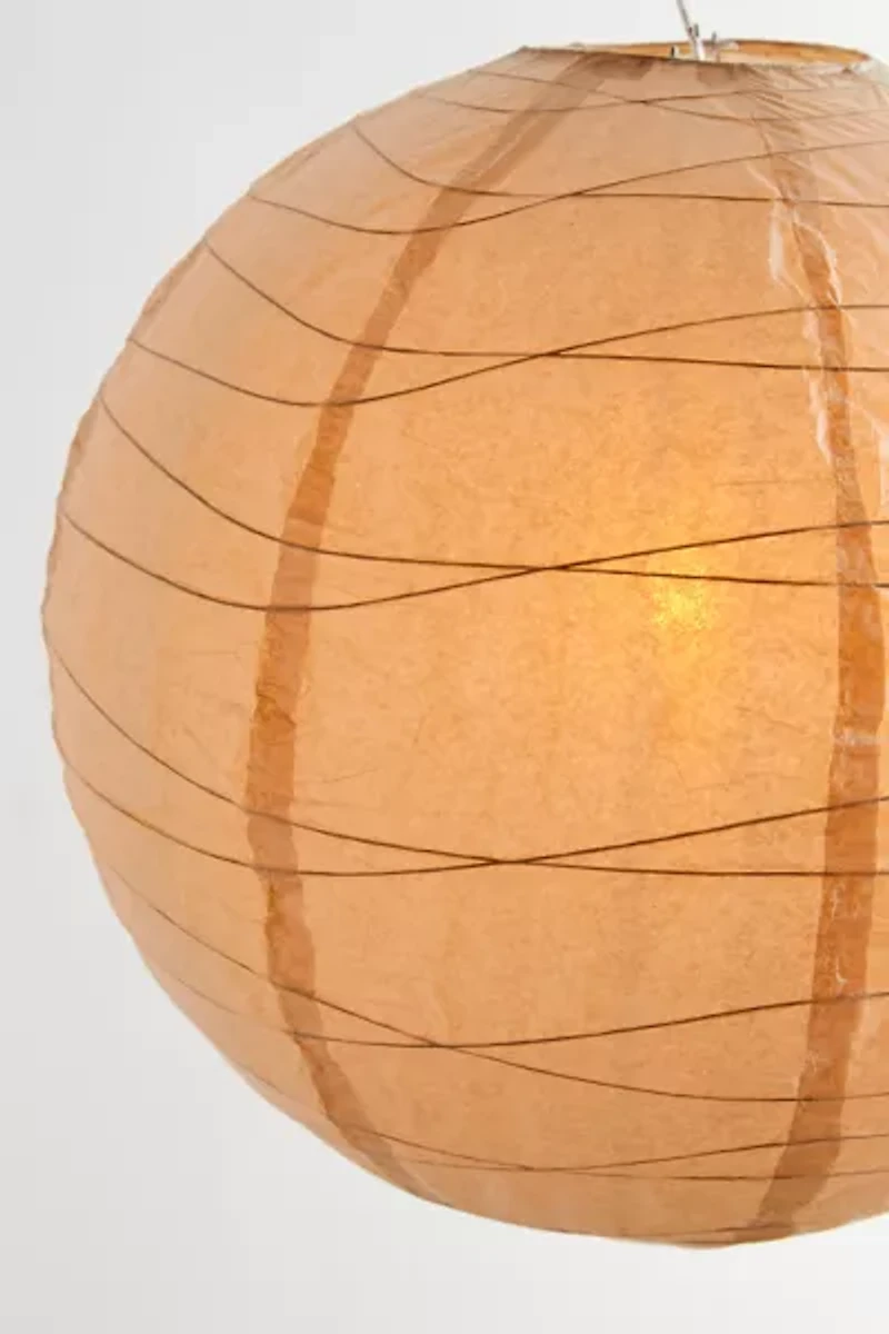 Rice Paper Orb Pendant Light