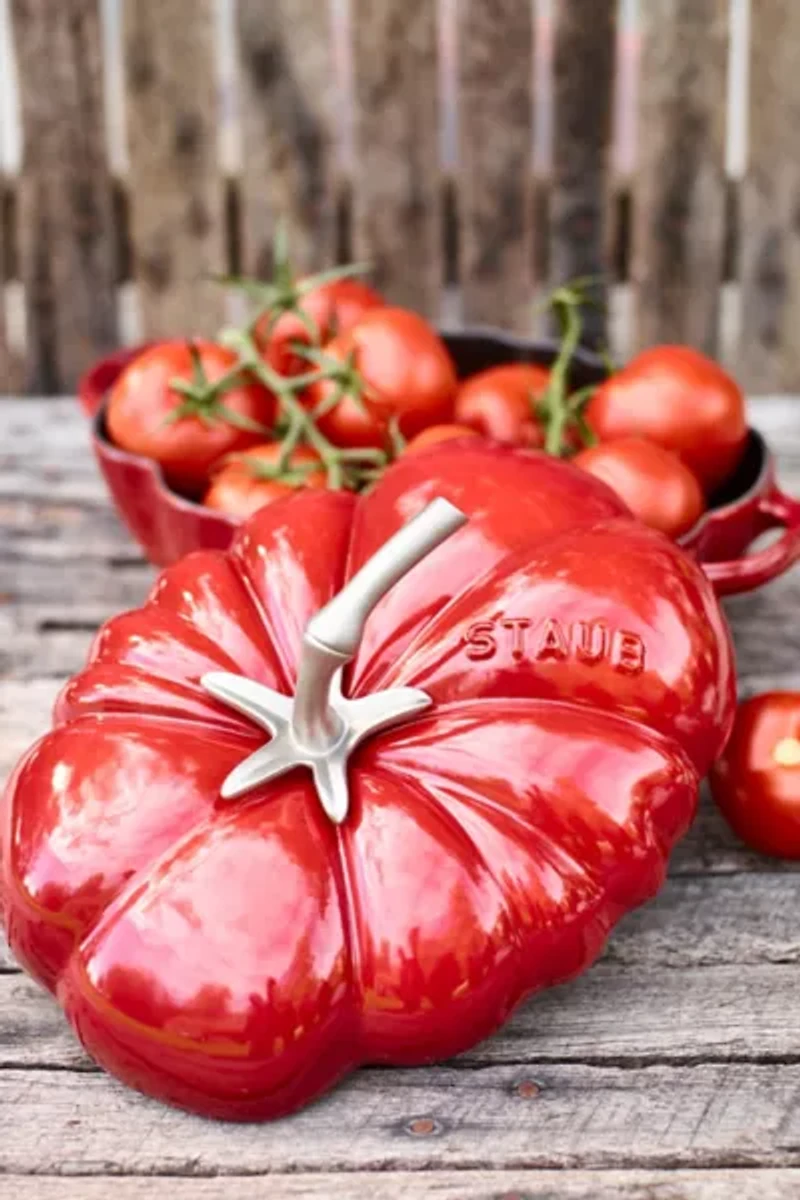 Staub Cast Iron 3-qt Tomato Cocotte