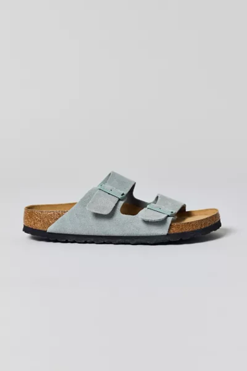 Birkenstock Women's Arizona Soft Footbed Leather Slide Sandal