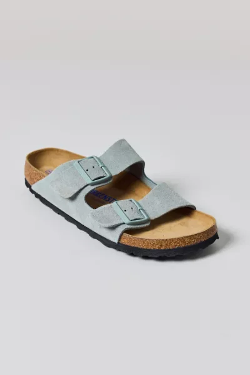 Birkenstock Women's Arizona Soft Footbed Leather Slide Sandal