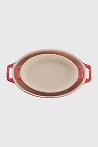 Staub Ceramic 2-pc Oval Baking Dish Set