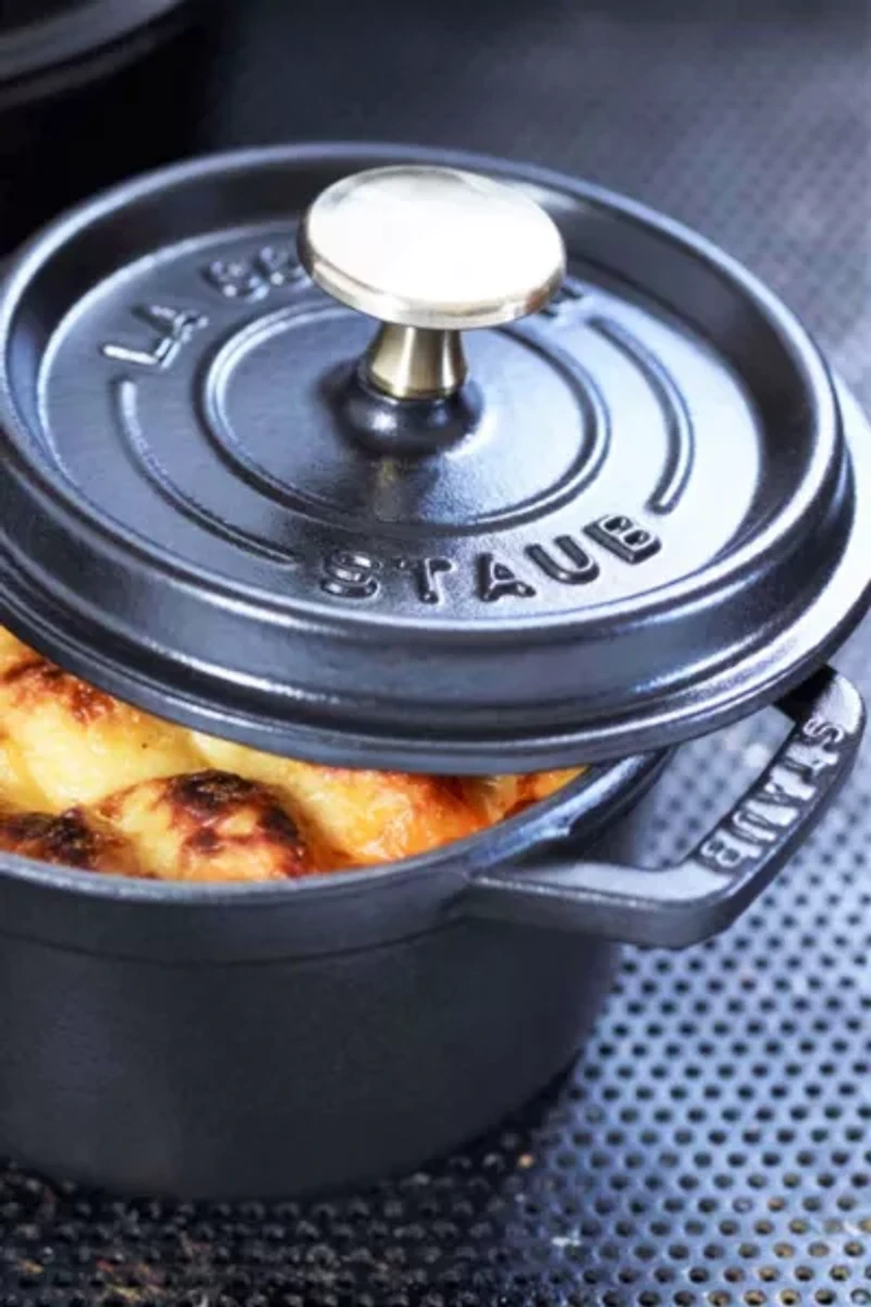 Staub Cast Iron 0.75-qt Round Cocotte