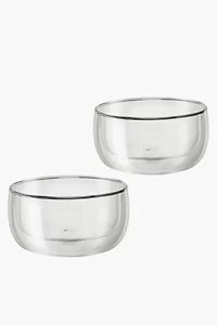 ZWILLING Sorrento 2-pc Double-Wall Glass Bowl Set