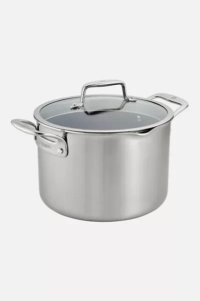 ZWILLING Clad CFX 8-qt Stainless Steel Ceramic Nonstick Stock Pot