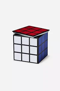 Puzzle Cube 4 x 4 Inch Tin Storage Stash Box