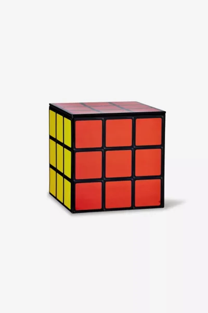 Puzzle Cube 4 x 4 Inch Tin Storage Stash Box
