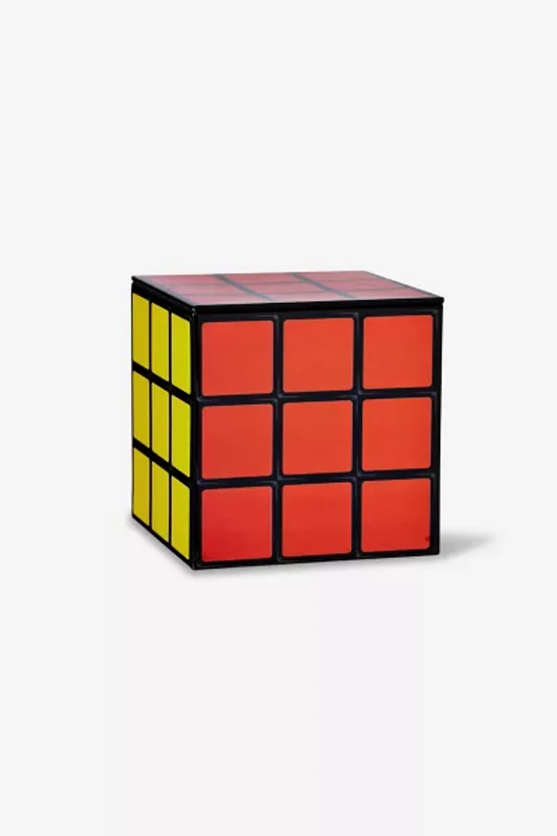 Puzzle Cube 4 x 4 Inch Tin Storage Stash Box
