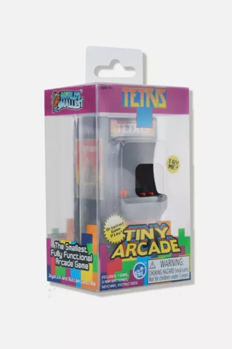 Tiny Arcade Miniature Tetris Video Game
