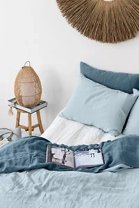 MagicLinen 3-Piece Linen Duvet Cover Set