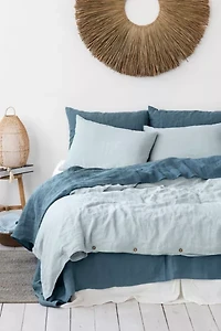 MagicLinen 3-Piece Linen Duvet Cover Set