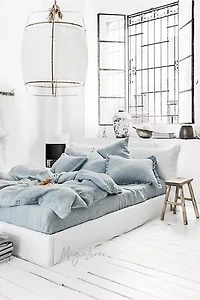 MagicLinen 3-Piece Linen Duvet Cover Set