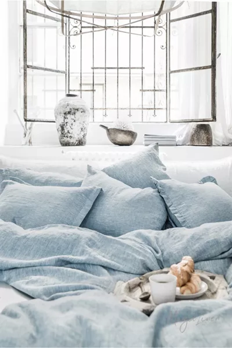 MagicLinen 3-Piece Linen Duvet Cover Set