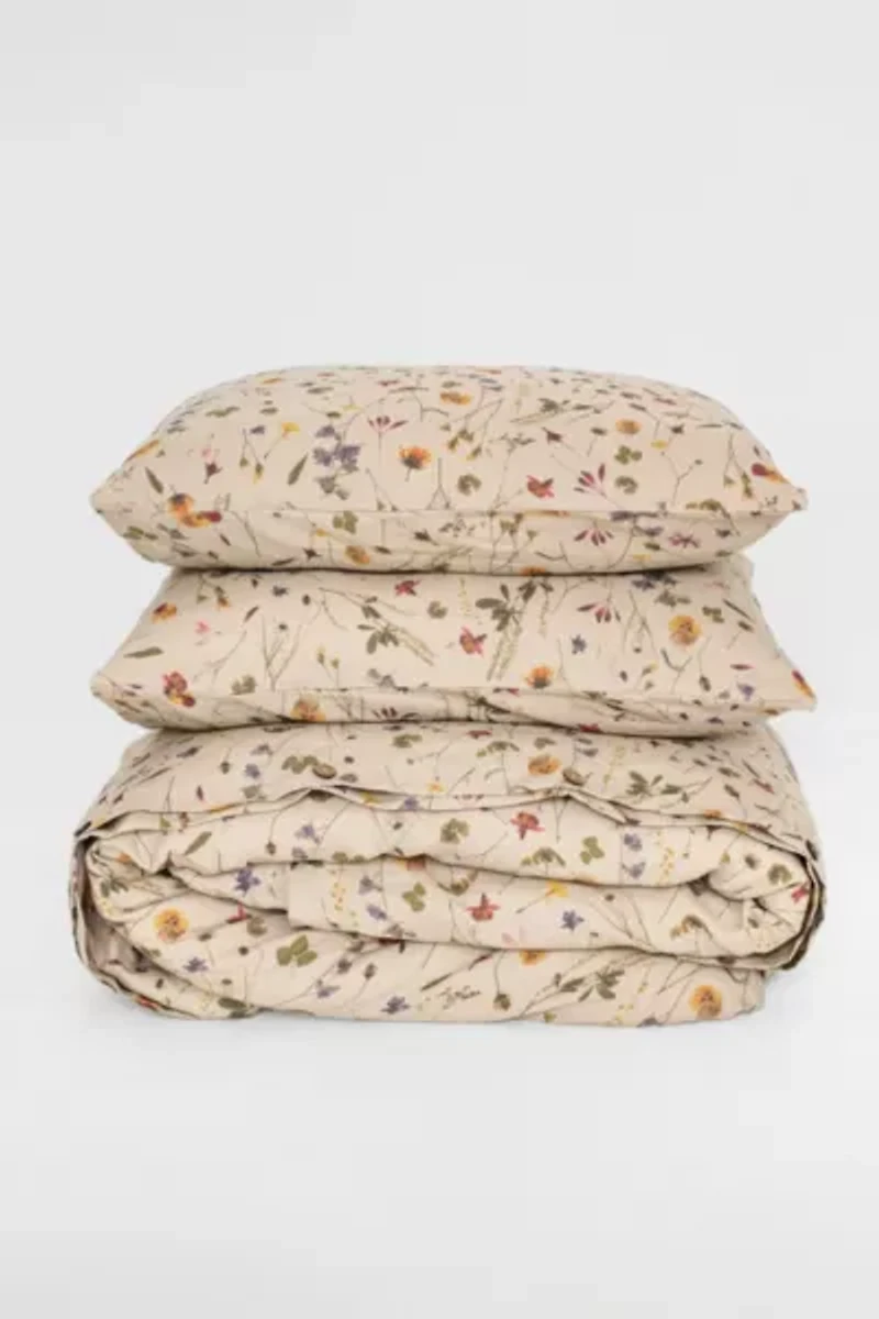 MagicLinen 3-Piece Linen Duvet Cover Set