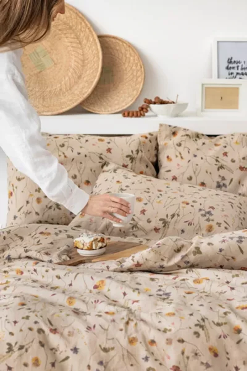 MagicLinen 3-Piece Linen Duvet Cover Set