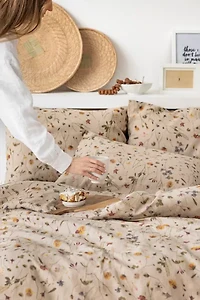 MagicLinen 3-Piece Linen Duvet Cover Set