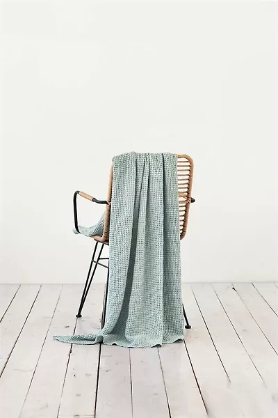 MagicLinen Waffle Throw
