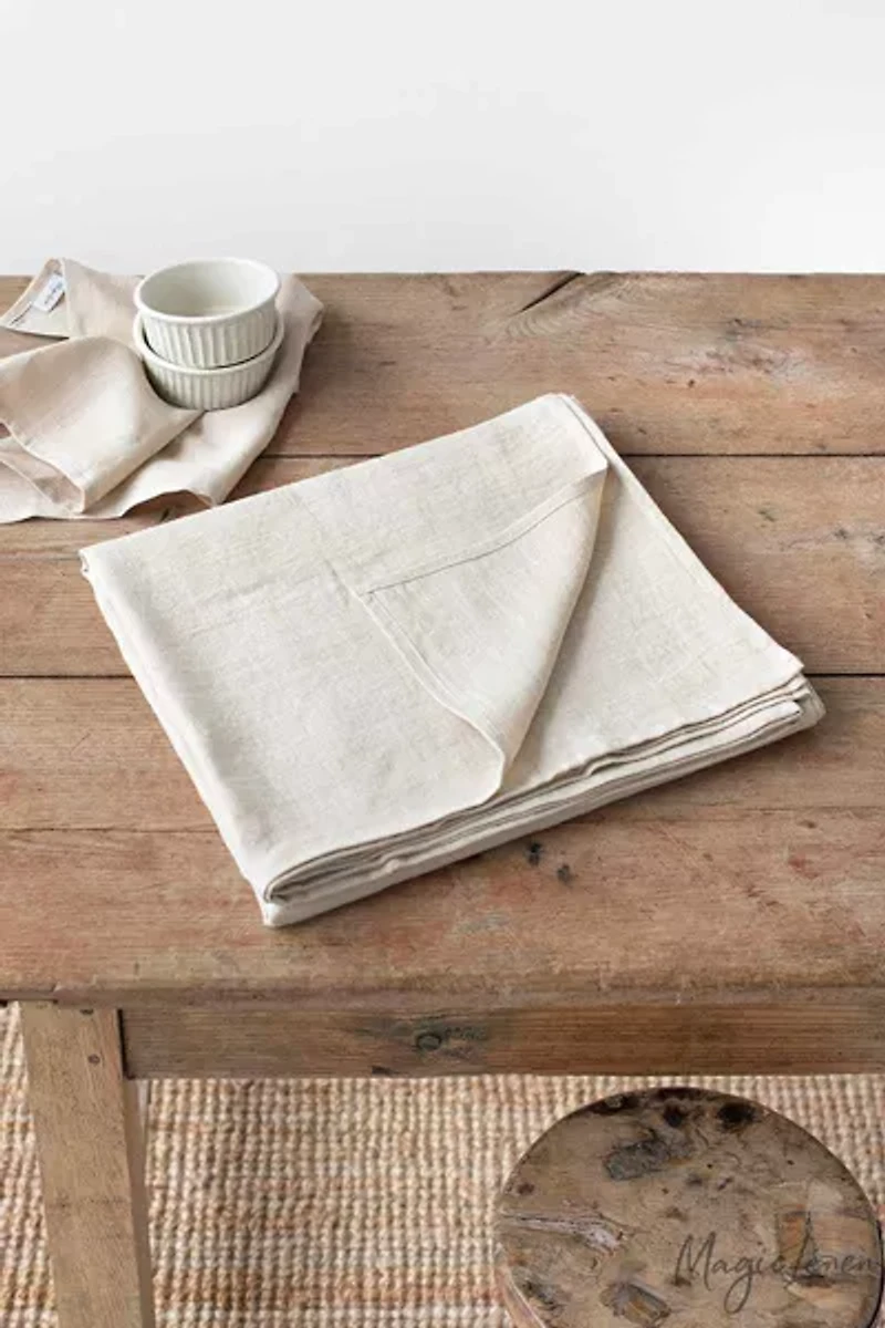 MagicLinen Linen Tablecloth