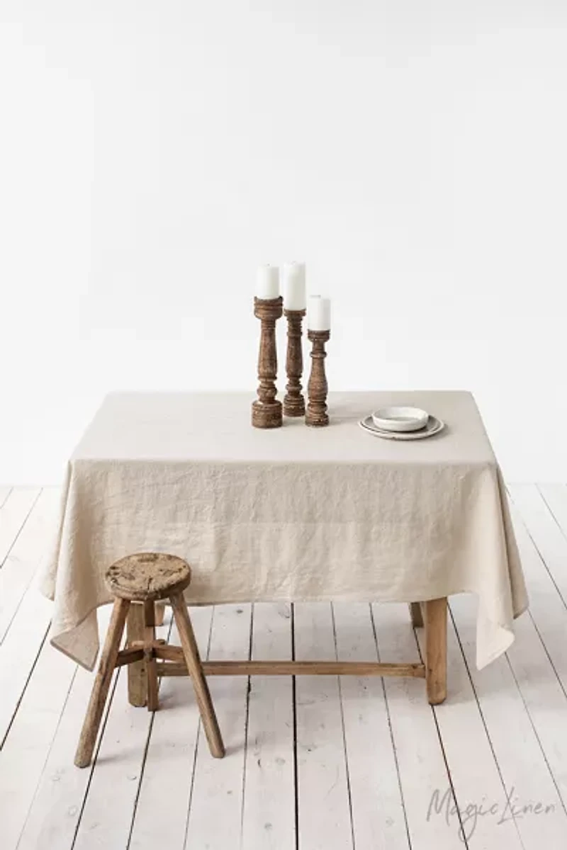MagicLinen Linen Tablecloth