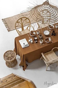 MagicLinen Linen Tablecloth