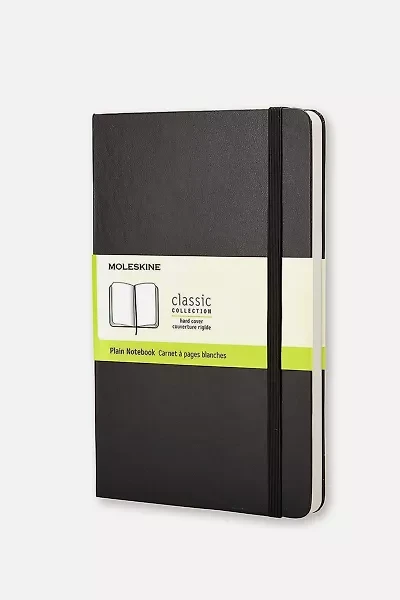 Moleskine Classic Hardcover Plain Notebook
