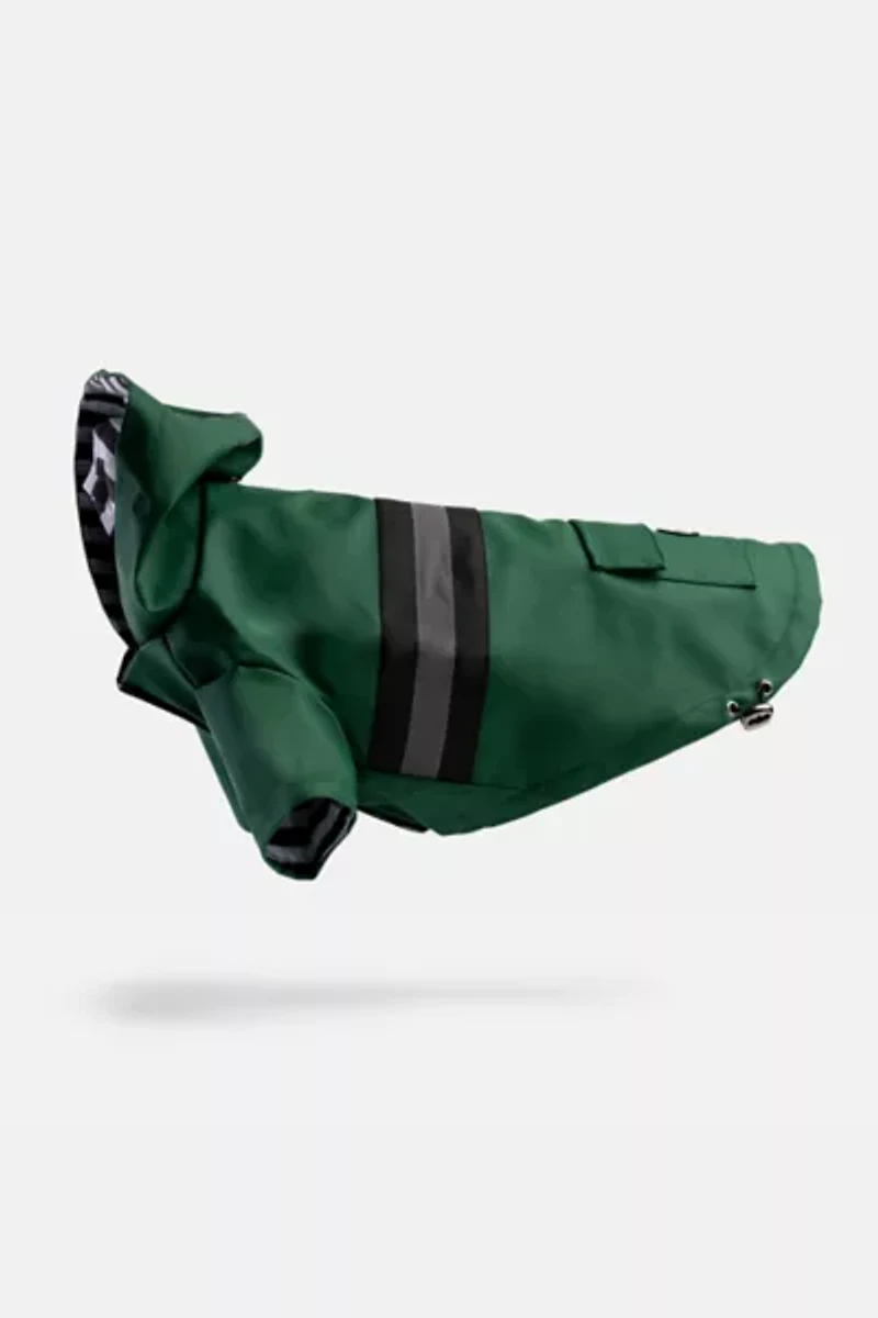 Silver Paw Dog Reflective Raincoat