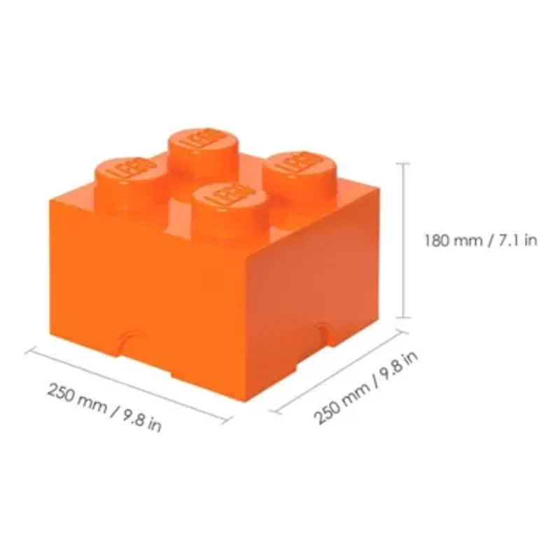 LEGO Bright Orange Large Storage Box 4